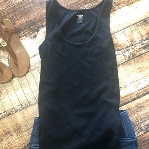 Black Old Navy Maternity Rib-Knit Tank